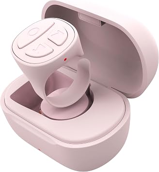 Tiktok Scrolling Ring, Bluetooth Camera Remote Control, Scrolling Ring Remote for iPhone TikTok FB YouTube IG Android Phone, Fingertip Wireless Scroller Page Turner Baby Pink