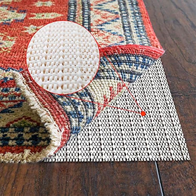 8x10 Non-Slip Area Rug Pad Gripper for Any Hard Surface Floors Keep Your Rugs Safe and in Place