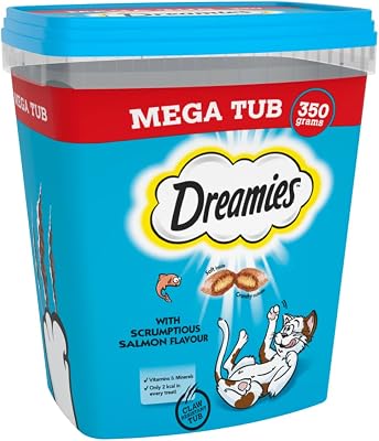 Dreamies Cat Treats, Tasty Salmon, 350g