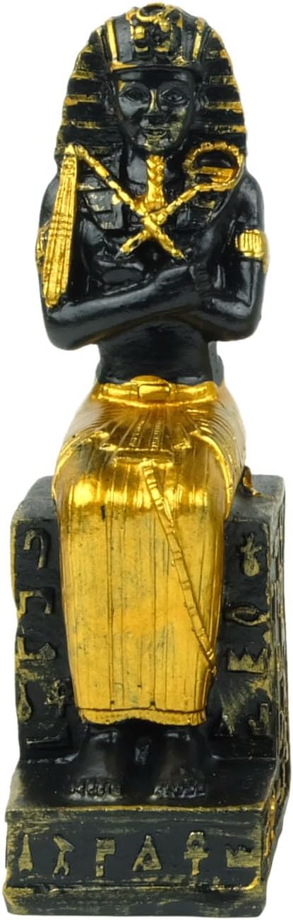 TRANSGOOD Egyptian Pharaoh Mini Size Statue Tutankhamun Figurine Collectible Decorative Sculpture Egypt Souvenirs