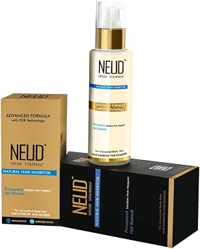 NEUD- Natural Hair Inhibitor for Permanent Hair Reduction