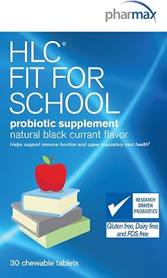 Pharmax HLC Fit for School | Childrens Formula for Upper Respiratory Tract and Immune Health | 30 Chewable Tablets