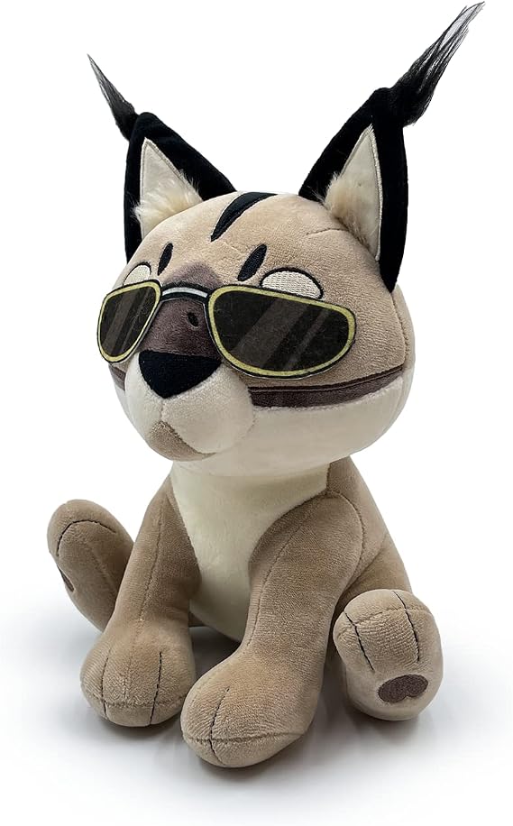 Youtooz Meme Big Floppa Plushie 9", Soft 100% PP-cotton, Raise your Floppa Meme Plushies, Based on Caracal Cat Species & Big Floppa Meme