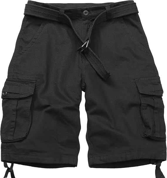 Cargo Short for Men, Relaxed Fit Camo Shorts, Outdoor Hiking Casual Work Bermuda Short with Multi Pockets