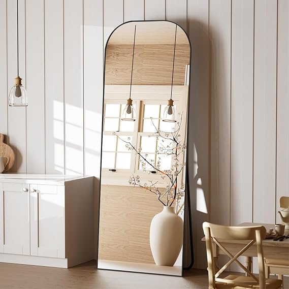 Koonmi Full Length Mirror, 56"x21" Mirror Full Length with Stand