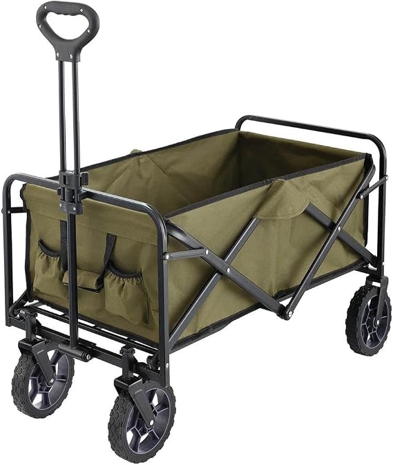 Std Wagon Type Multi-Purpose Folding Cargo Transport Trolley