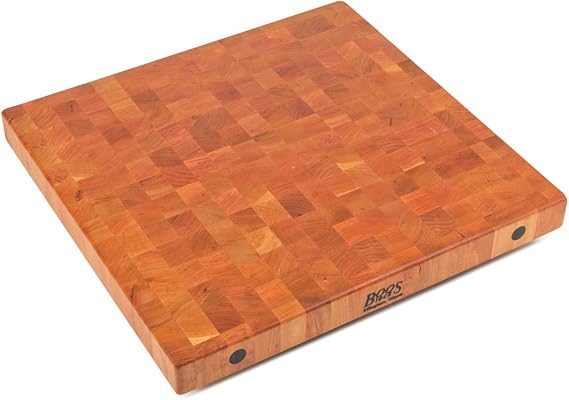 John Boos CHYBBIT3-6038 Countertop - 60" 60" W x 38" D x 3" thick Cherry with Bo