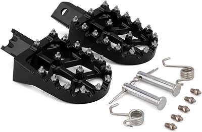Motorcycle Universal Colorful Footpeg Footrest Floor Boards Fit For Honda CRF XR 50 70 110 M2R DHZ SSR KAYO Pit BikeBlack