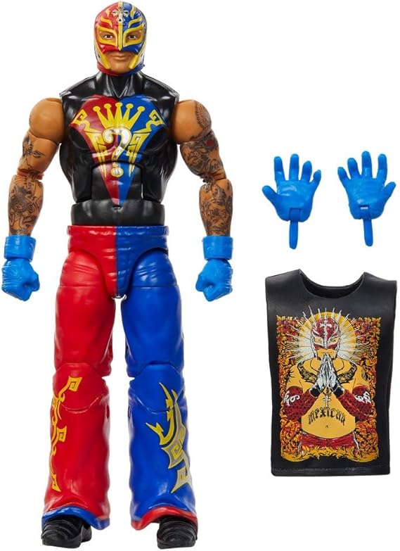 WWE Rey Mysterio Elite Greatest Hits 7 Toy Wrestling Action Figure