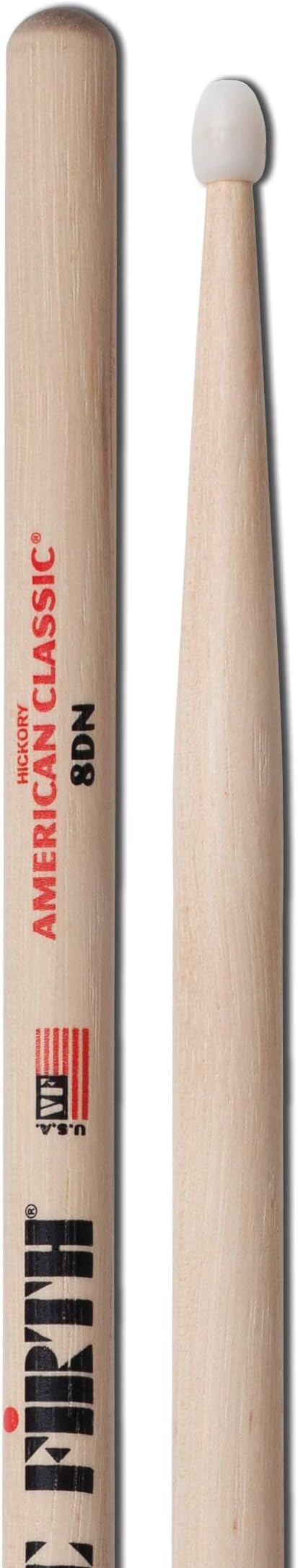 Vic Firth 8D American Hickory naylon uçlu davul çubukları