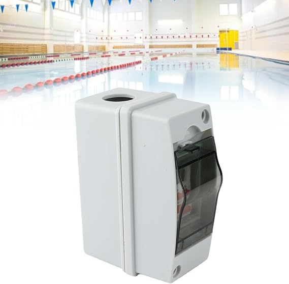 Pool Digital Time Switch, Digital LCD Display Time Switch Relay 7 Day Programmable Timer Switch with Box, Pool Spa Pump Timer for Water Heater, Filters