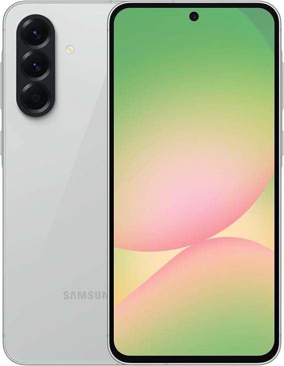 Samsung Galaxy A56 5G Cell Phone, 256GB AI Smartphone, Awesome LightGray | Unlocked Android, AI Photo Edits, Large Screen, Long Battery Life, 2025, US
