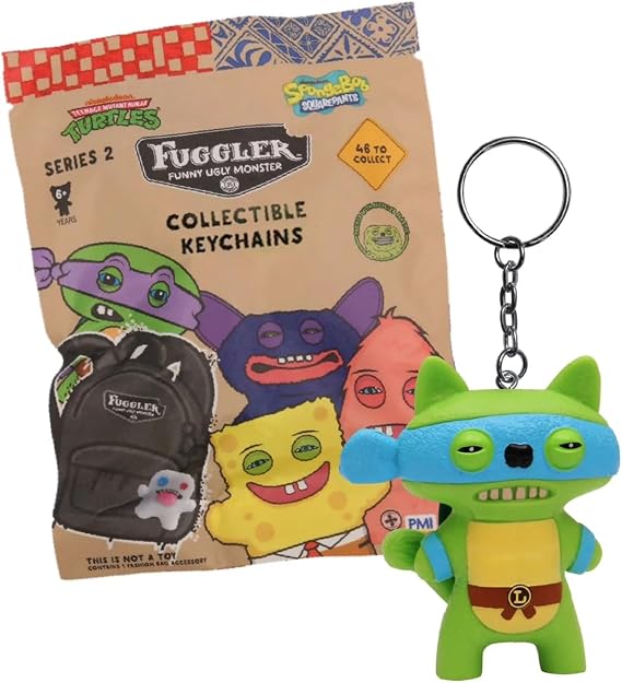 Fuggler Funny Ugly Monster Series 2 Collectible Keychain Mystery Pack, 2.5 Inch, 46 to Collect