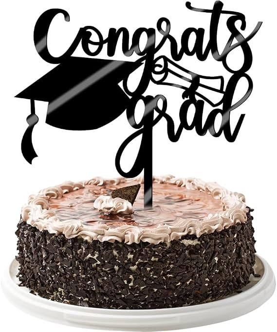 Congrats Grad Cake Topper,2026 Graduation Cake Topper