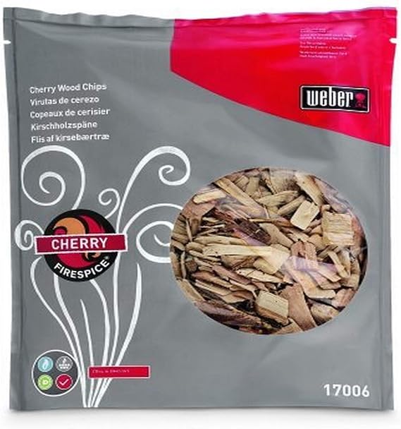 Weber 17006 Cherry Wood Chips, 3-Pound