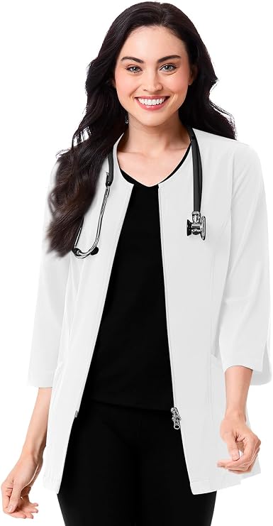 Maevn Smart Womens 3/4 Sleeve Lab Jacket