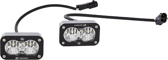 Baja Designs, 547805, LED Light, S2 Sport, Black, Wide Cornering, Pair