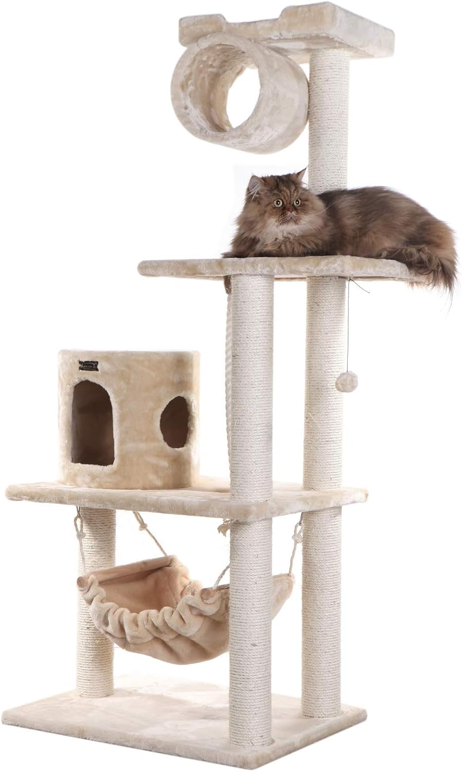 Armarkat Cat Tree Model A6202, Beige, 36LX20WX62H