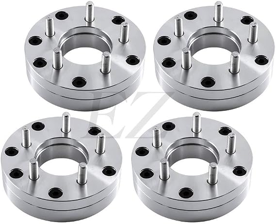 ezaccessory 4 Wheel Adapters 6x4.5 to 5x4.5 (5x114.3) Fits Nissan Frontier 05-After Hub & Mount 5 Lug Mustang Wheels