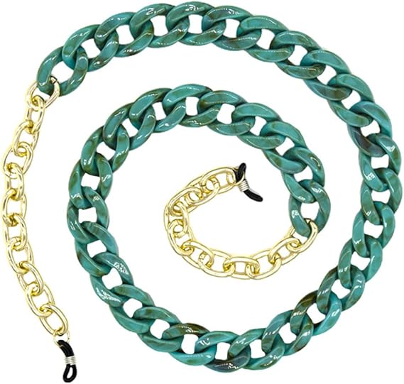 Veemoon Chain Eyeglass Hanging Chain Eyeglasses Holder Lanyard Eyeglass Strap Eyewear Retainer Eyeglass