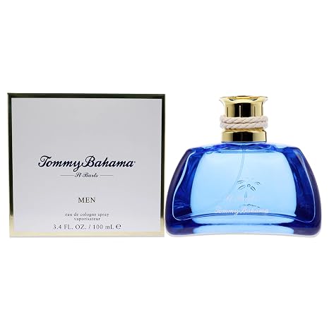 Tommy Bahama St. Barts Men Eau De Cologne for Men, Notes of Sparkling Lime, Guava Nectar, Vanilla, Palm Wood, Refreshing Island-Inspired Scent, Long-Lasting Fragrance