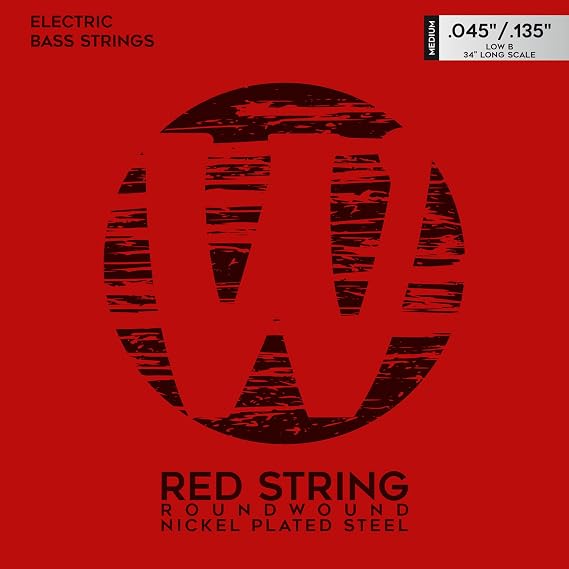 Warwick 46301 M 5B 045/135" Red Label Base 5 String Set
