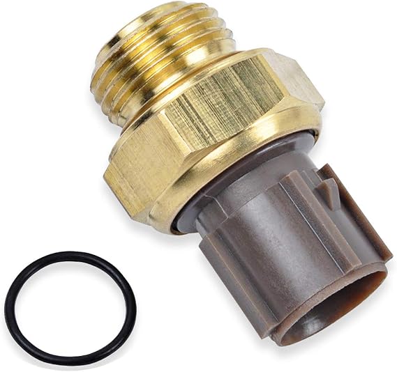 OTUAYAUTO Radiator Coolant Fan Switch Water Temperature Sensor - Replacement for 1992-2002 Honda Accord, 92-01 Civic, 97-06 CR-V, 95-04 Odyssey, 1998-2003 Acura CL,1995-2003 TL, OEM# 37760-P00-003