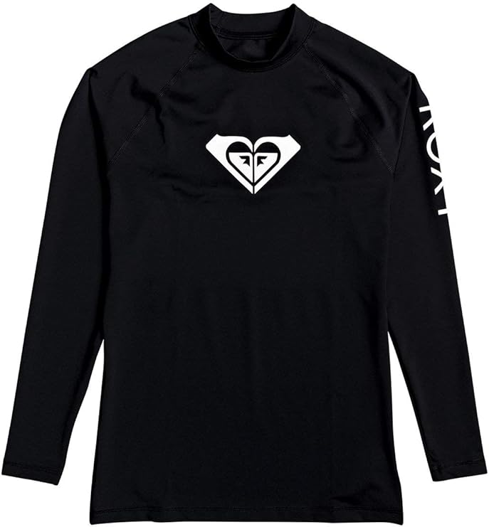 Roxy Girls Whole Hearted Long Sleeve & Short Sleeve Rashgaurd, Little Girls