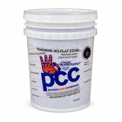 Puncture Control Compound 5 Gallon (Part # P6) Low Temperarture Resin Off-Road Tire Sealant