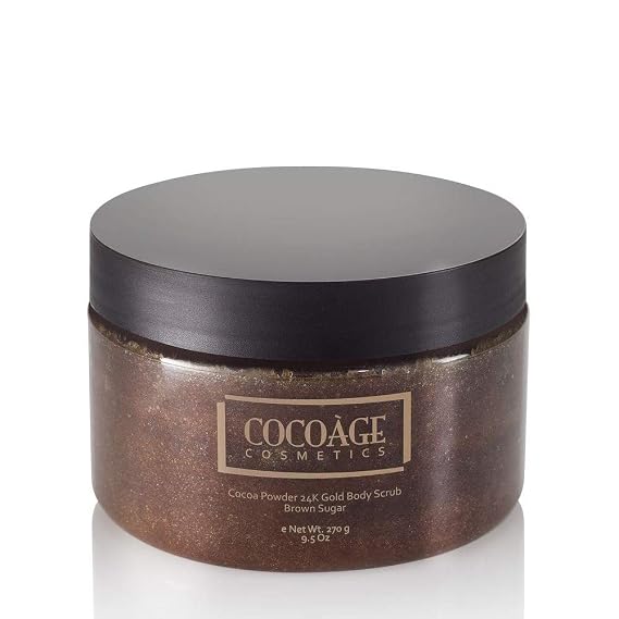 Cocoage Cosmetics | Cocoa Powder 24K Gold Body Scrub - Brown Sugar
