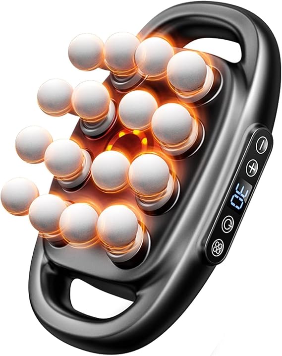 Multi-Head Muscle Massage Gun. 16-Head Deep Tissue Percussion Massager, Wireless Handheld Device for Muscle Relaxation & Recovery