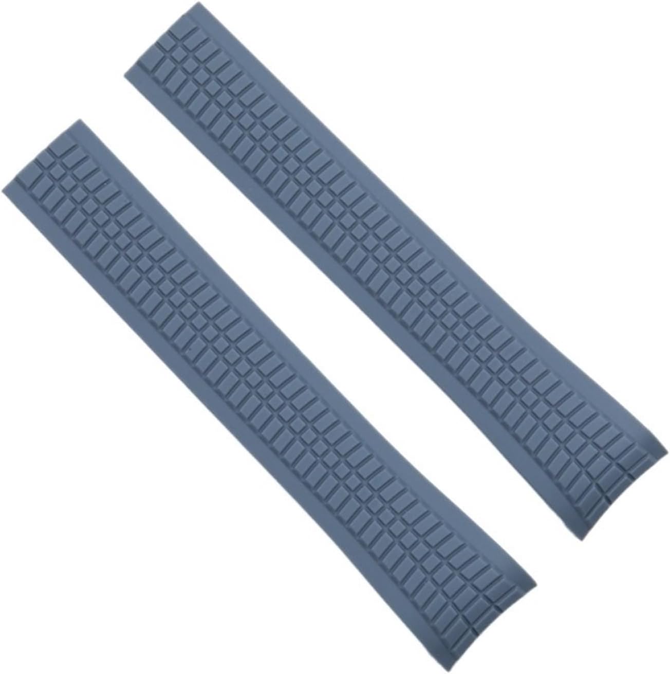 21mm Silicone Rubber Watchband for Patek Strap for Aquanaut Philippe Series 5164a 5167a 5968a Watch Band Color : Grey, Size : 21mm Without Buckle