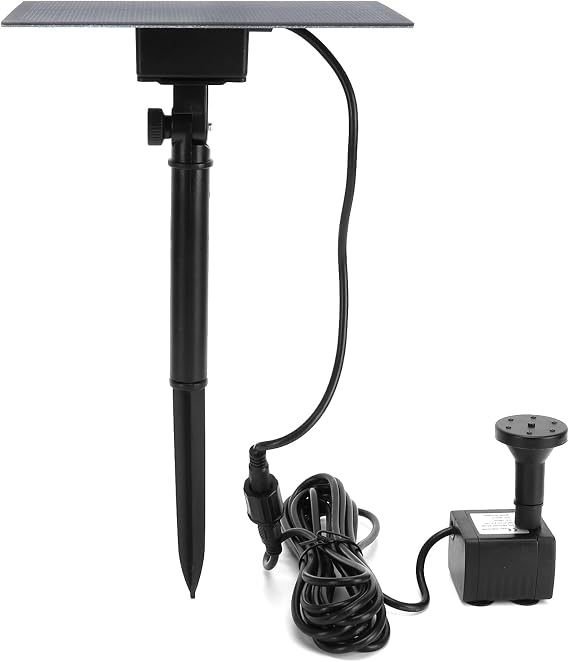 Solar Fountain Birdbath, Water Fountain, Solar FountainWater Garden Pond Pumps Floating Solar Powered Water Fountain Pump for Bird Bath, Garden, Pond, Pool, Outdoor