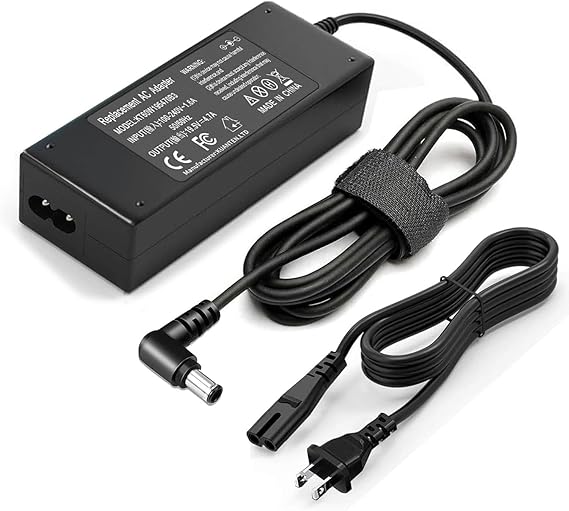 19.5V AC Adapter for Sony Bravia KDL-40 KDL-42 KDL-48 KDL-55 KDL-32 Series