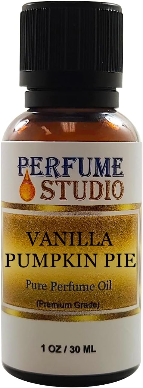 Premium Grade Holiday Fragrance Oil for Soap, Candle and Perfume Making in a 1 Ounce Glass Euro Dropper Bottle. Compatible with (Vanilla Pumpkin Pie)