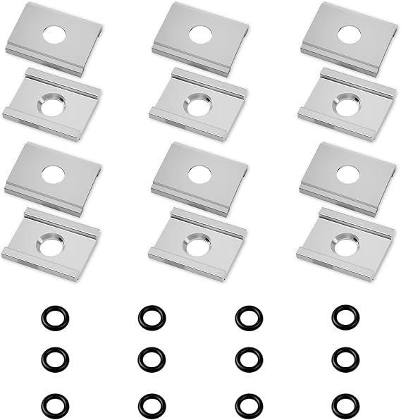 9003 Aluminum Kayak Track Adapter with O-Ring Included Compatible for Feelfree, Johnny Boats, Sealstream Kayaks and 3 Water Kayaks