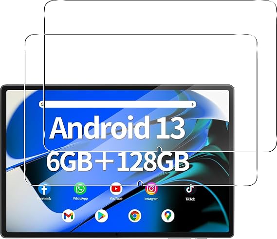 Murmure [2 Pack Screen Protector for SGIN-T12/SGIN Android Tablet 10.51 Inch, 9H Hardness [HD Clarity] Anti-Scratch Tempered Glass Screen Film,Easy Installation,Bubble Free