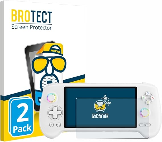 brotect Screen Protector Anti-Glare Compatible with Anbernic RG556 (2 Pack) Screen Protector Matte, Anti-Fingerprint Protection Film
