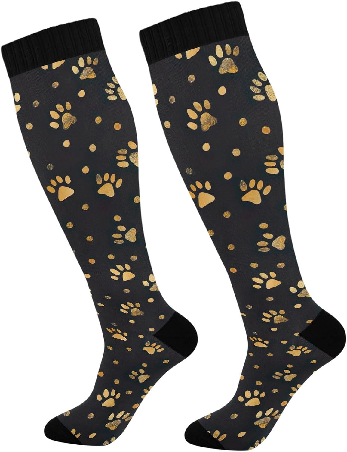 Compression Socks for Women and Men 20-30 mmHg Knee High Socks for Nurses Travel