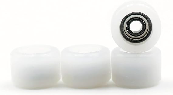 65D Urethane Fingerboard Wheels Pro Mini Shape (White)