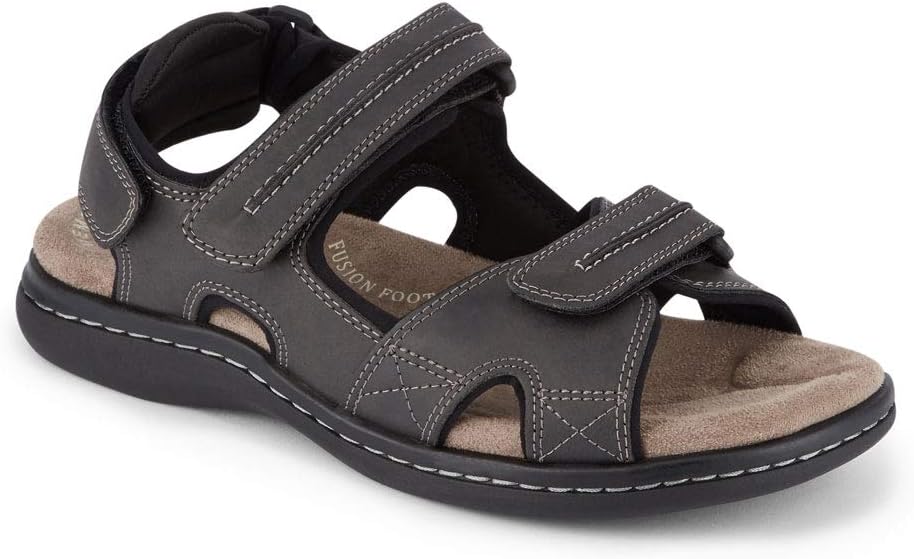 DOCKERS Mens Newpage Outdoor Sport Sandals with Memory Foam