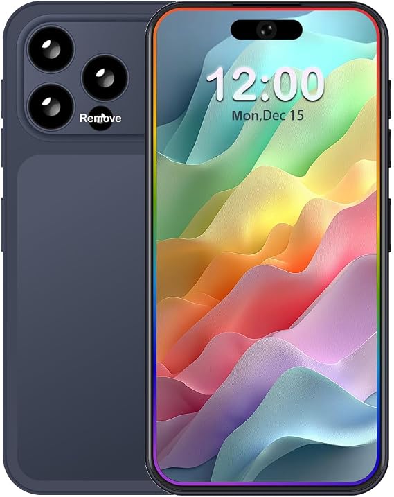 5G Mini Smartphone 5.3" Small Andorid 14 Unlocked Phone 4GB+128GB