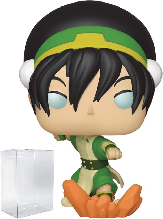 Funko Avatar: The Last Airbender - Toph Pop! Vinyl Figure (Bundled with Compatible Pop Box Protector Case), Multicolored, 3.75 inches