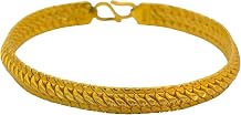 Satfale Jewellers Modern Design 22K Gold Mens Bracelet, No Gemstone, Chain, Yellow Gold, 20.7 CM