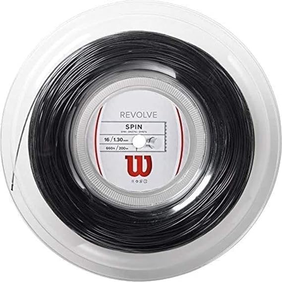 Wilson Revolve 16 Tennis String - Set, Black