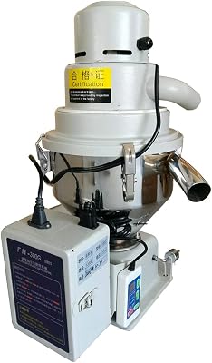 MXBAOHENG Automatic Vacuum Material Feeder Machine Particle Filling Machine Granule Feeding Machine Auto Particle Suction Machine for Plastic Grain Pellet 300G 7.5L 110V