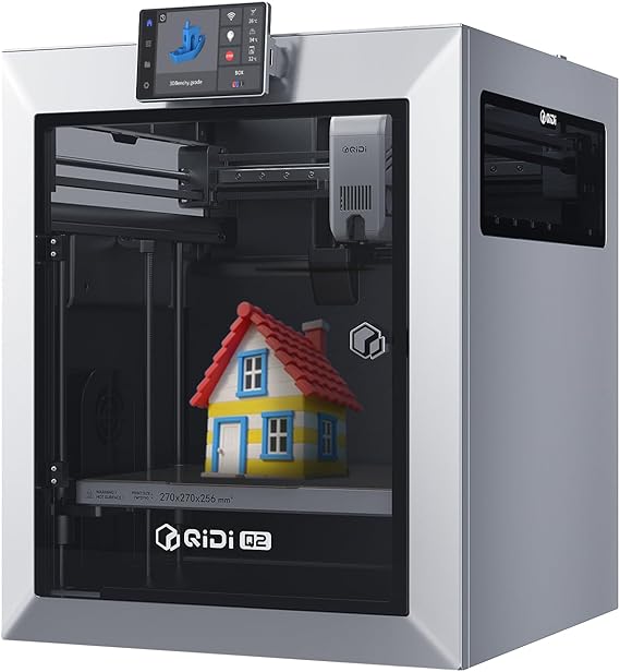 QIDI Q2 3D Printer, 65C Heated Chamber and 370C Nozzle Unlock PPS-CF