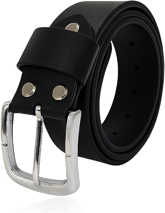 Men's Full Grain Cow Leather Belt Handmade Casual Everyday Wear Jeans Belt With Gift Box