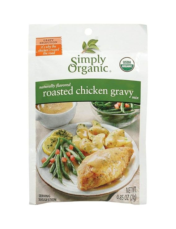 Simply Organic Food Flavor Chicken Gravy Mix 0.85 oz. Packet