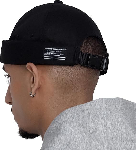 UNDERCONTROL Brimless Sailor Fisherman Leon Hat No Visor Miki Skull Docker Beanie Trawler Tactical Ring Cap for Men & Women
